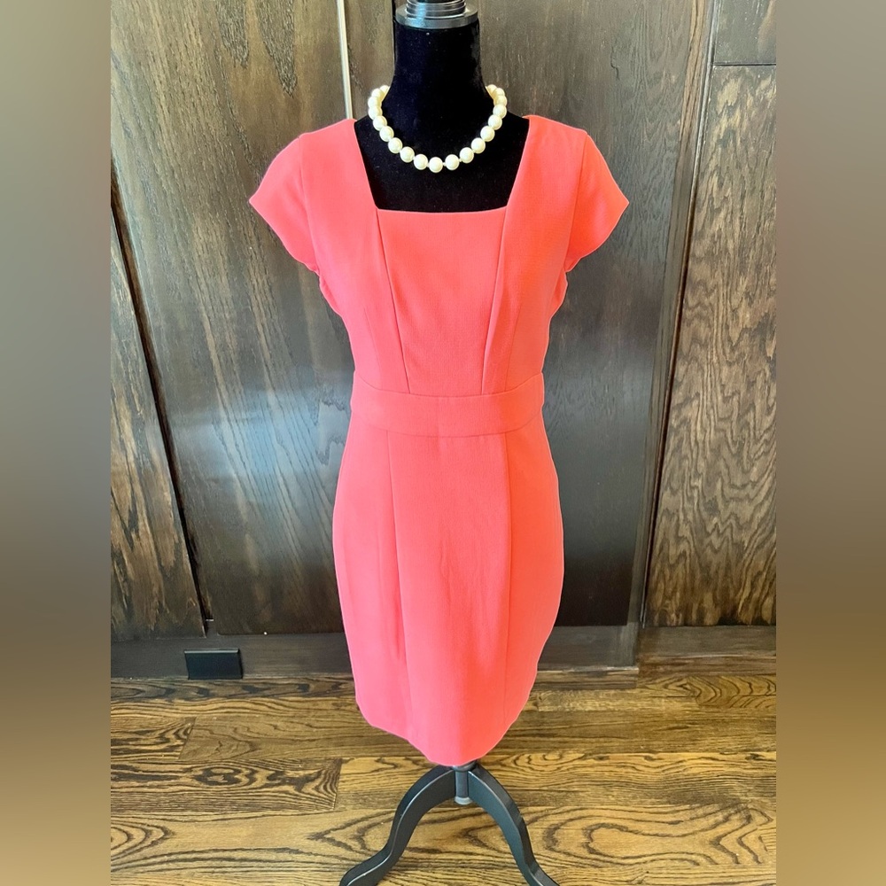 Coral Sheath Dress